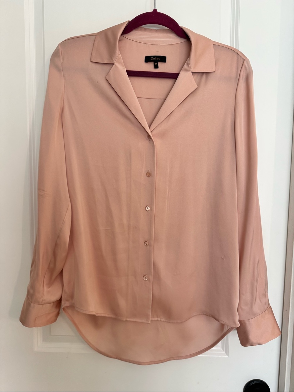 Quince Women's Button-Down Shirt - Blush